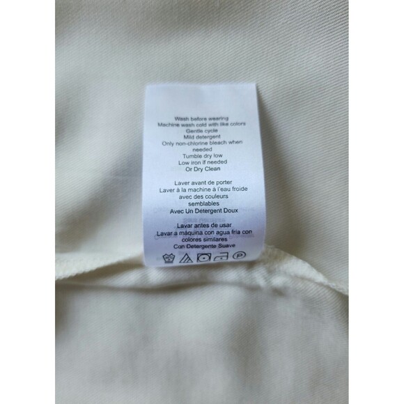 NWT Motherhood Maternity Hooded Sweatshirt Grey Cream Skirted Long Sleeve Size M - Picture 7 of 8